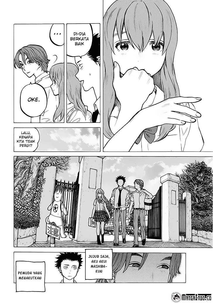 Koe no Katachi Bab 35 halaman 19