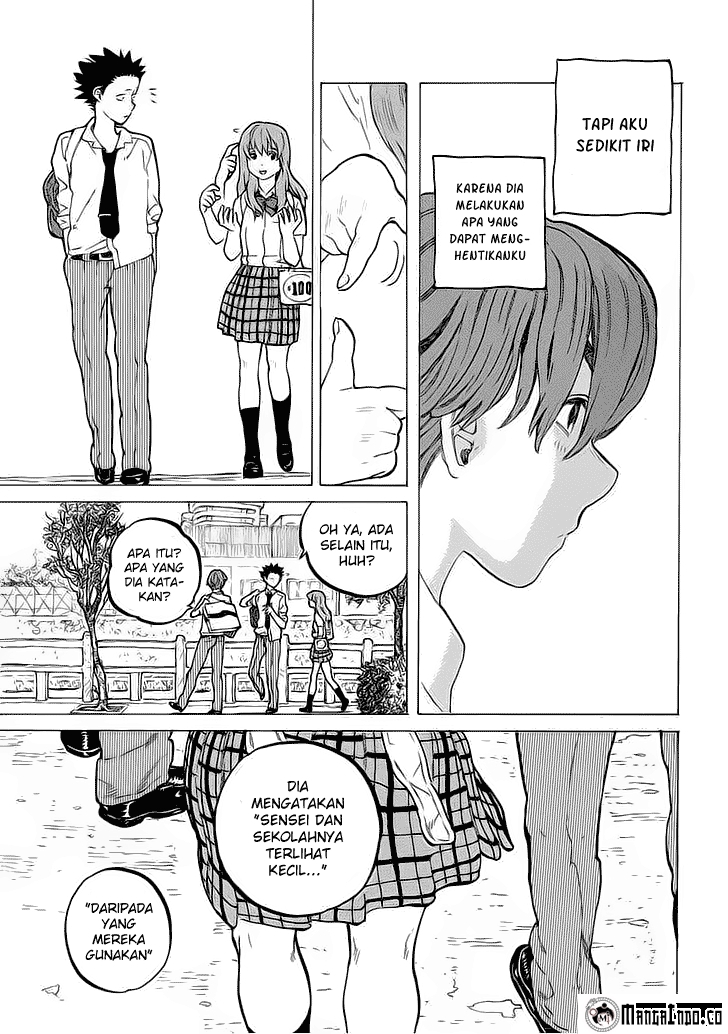 Koe no Katachi Bab 35 halaman 20