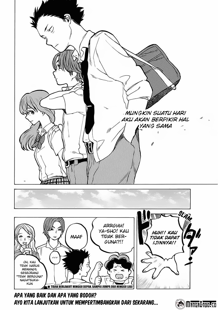 Koe no Katachi Bab 35 halaman 21