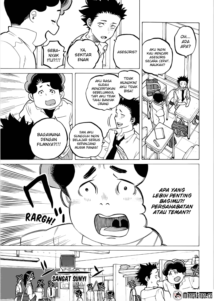 Koe no Katachi Bab 36 halaman 3