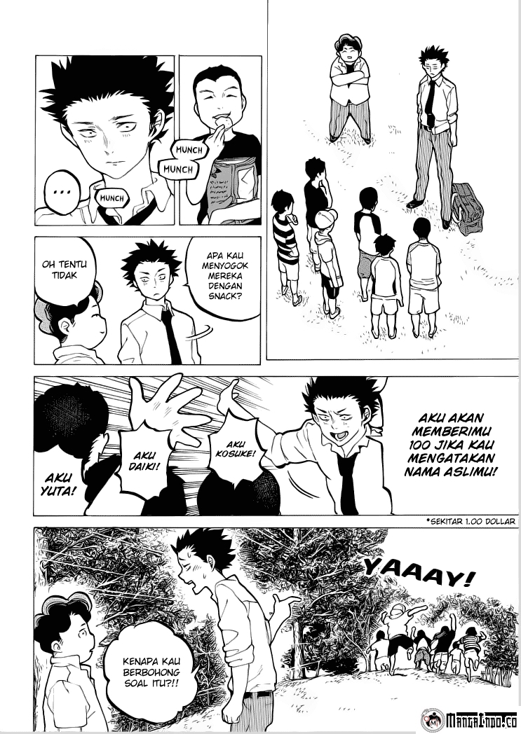 Koe no Katachi Bab 36 halaman 6