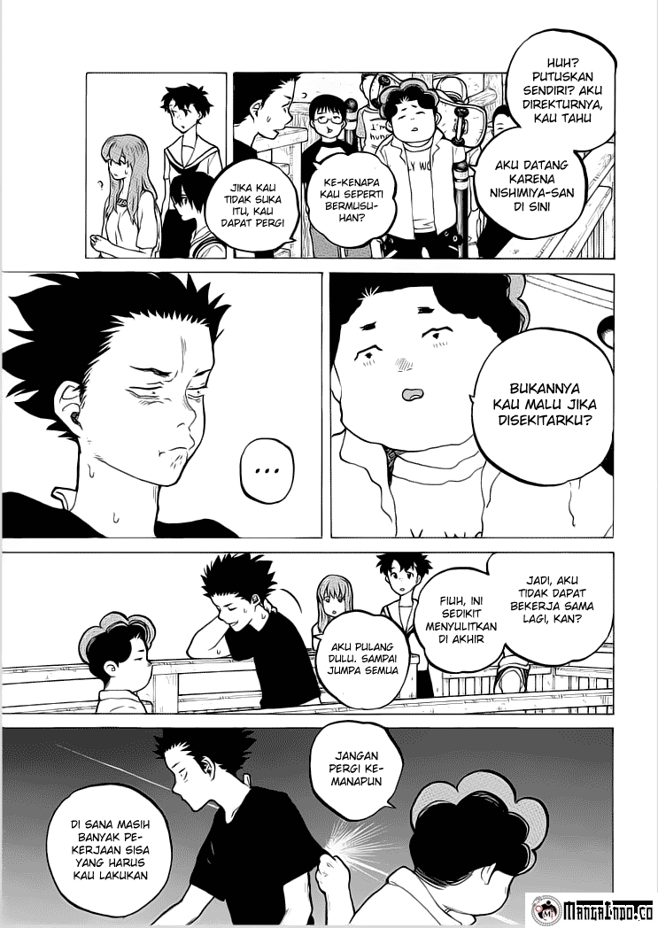 Koe no Katachi Bab 36 halaman 13
