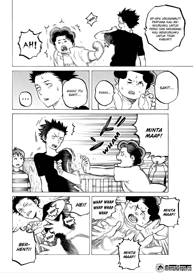 Koe no Katachi Bab 36 halaman 14