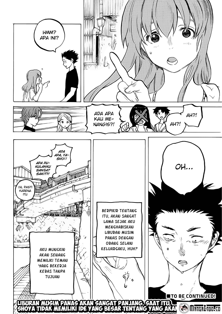 Koe no Katachi Bab 36 halaman 20