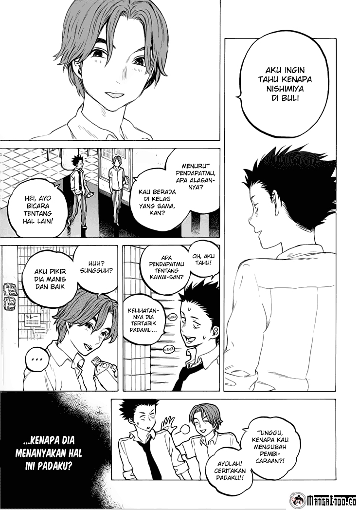 Koe no Katachi Bab 37 halaman 12