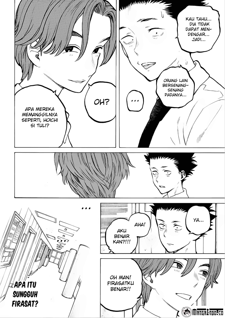 Koe no Katachi Bab 37 halaman 13