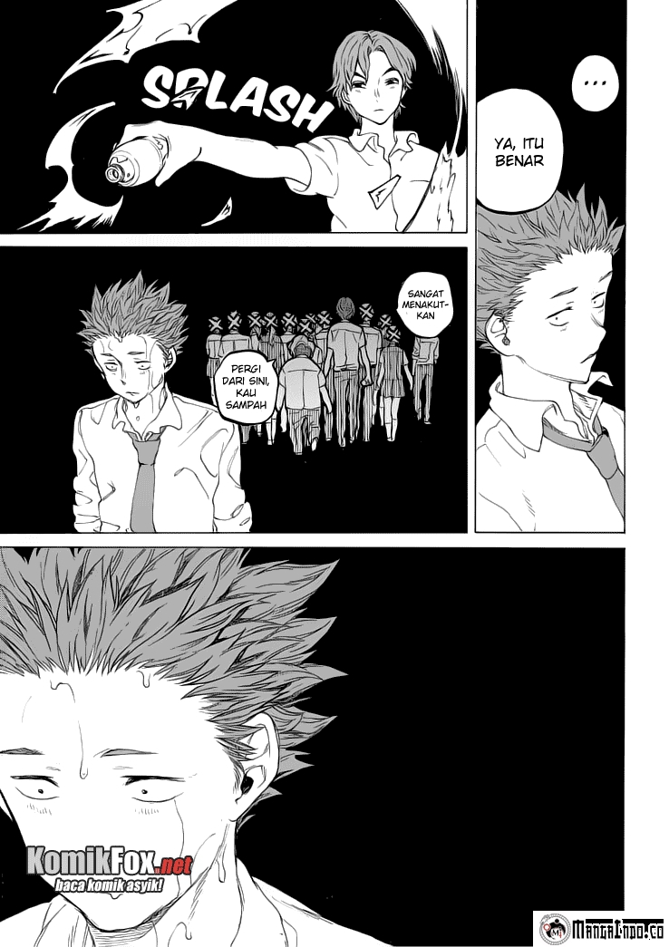 Koe no Katachi Bab 37 halaman 16