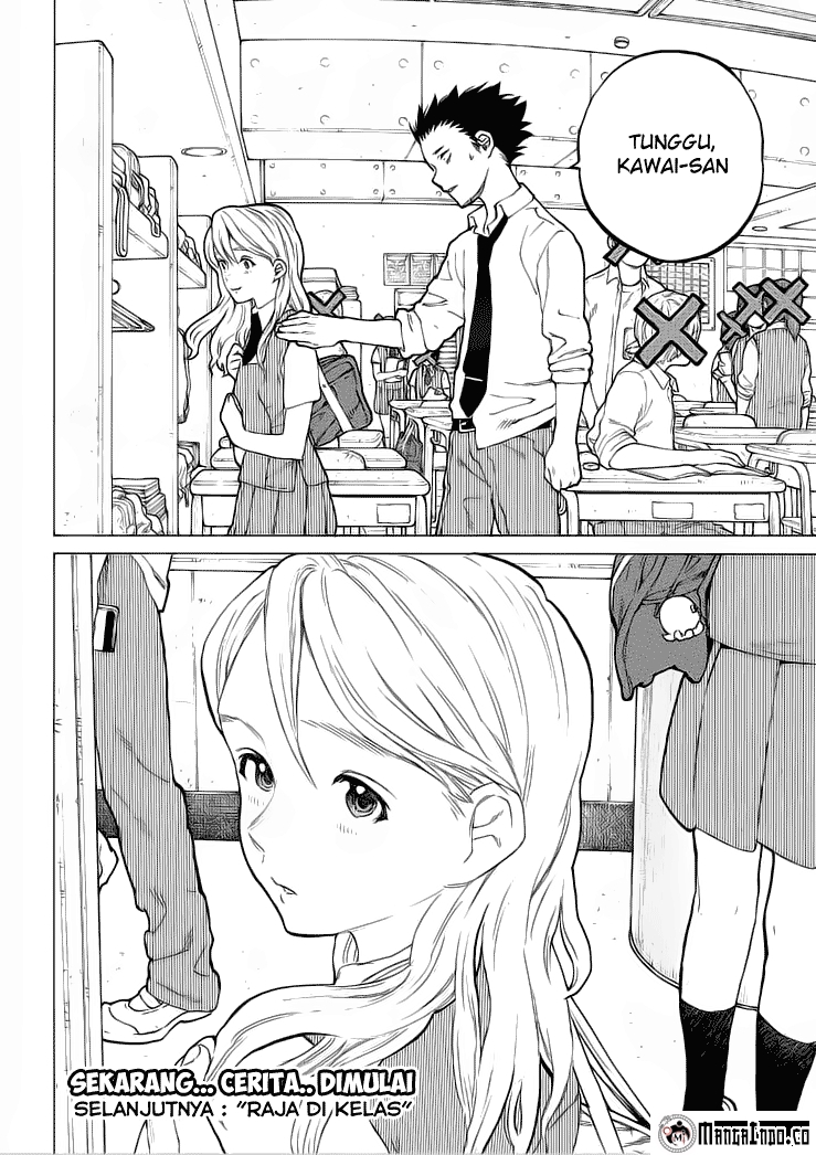 Koe no Katachi Bab 37 halaman 19