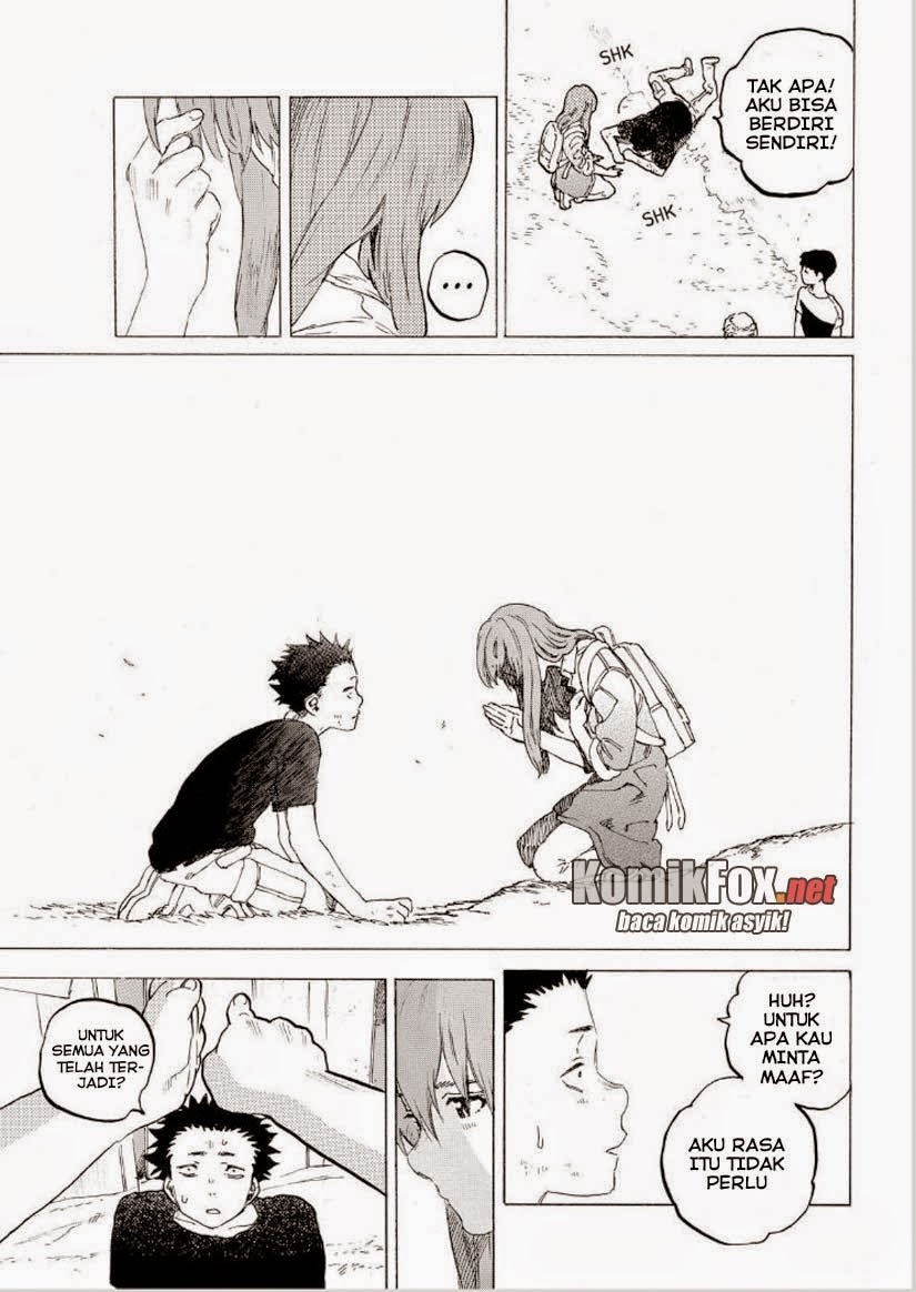Koe no Katachi Bab 40 halaman 17