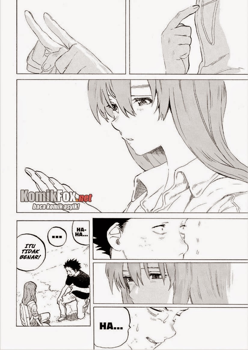 Koe no Katachi Bab 40 halaman 18