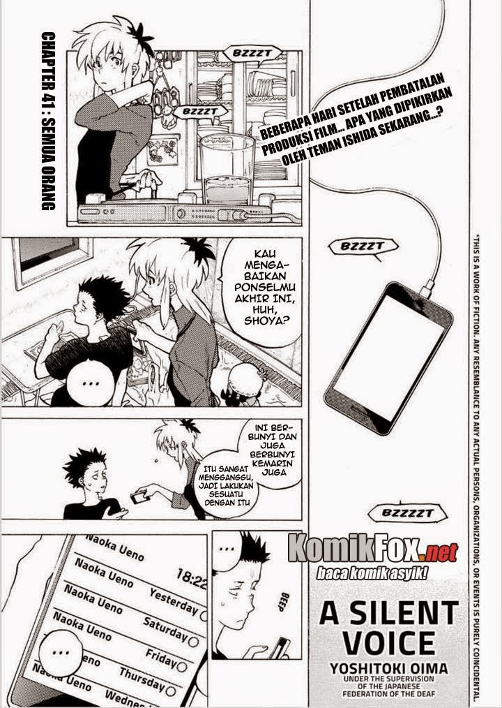 Koe no Katachi Bab 41 halaman 2