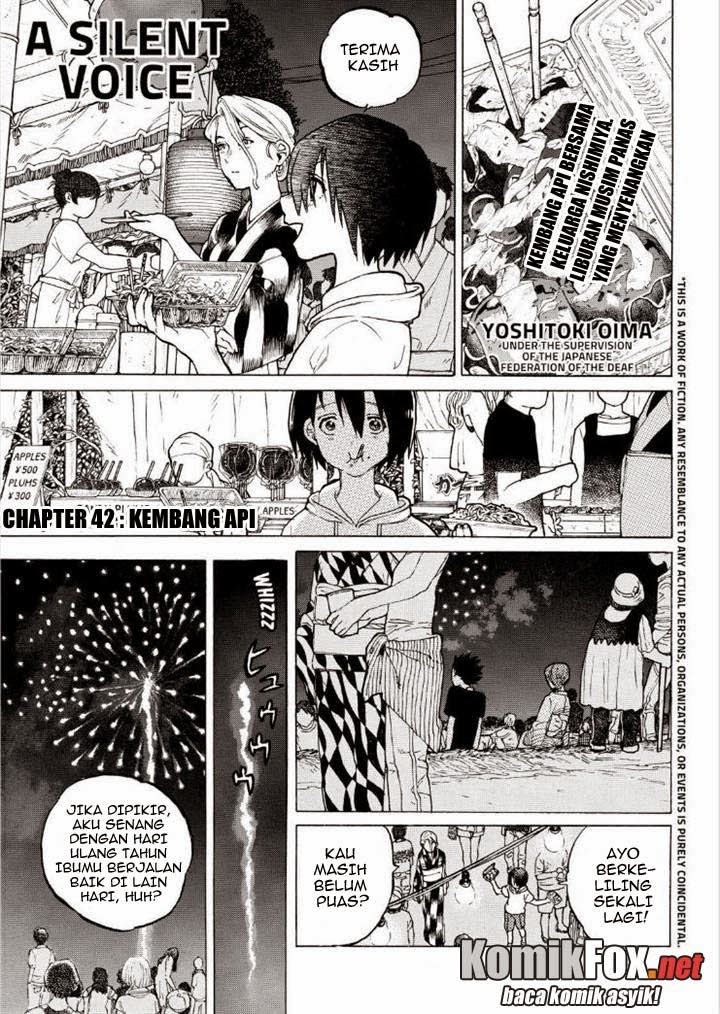 Koe no Katachi Bab 42 halaman 2