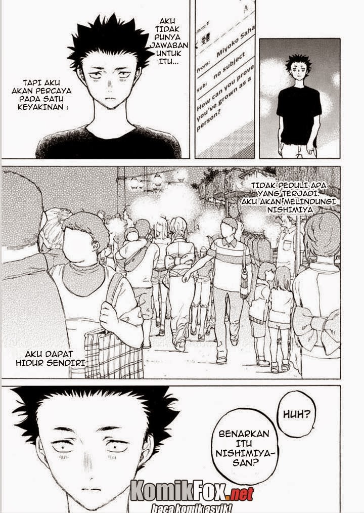 Koe no Katachi Bab 42 halaman 6