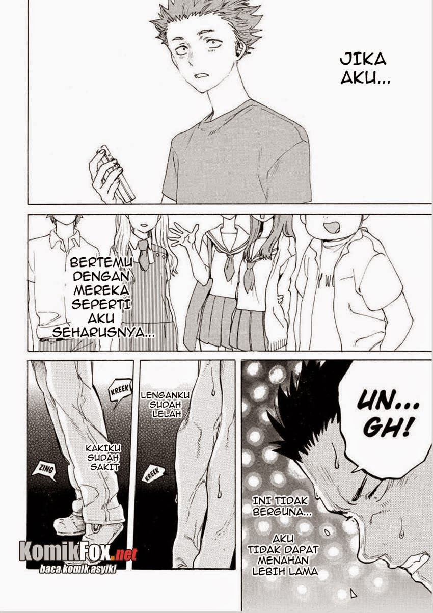 Koe no Katachi Bab 43 halaman 14