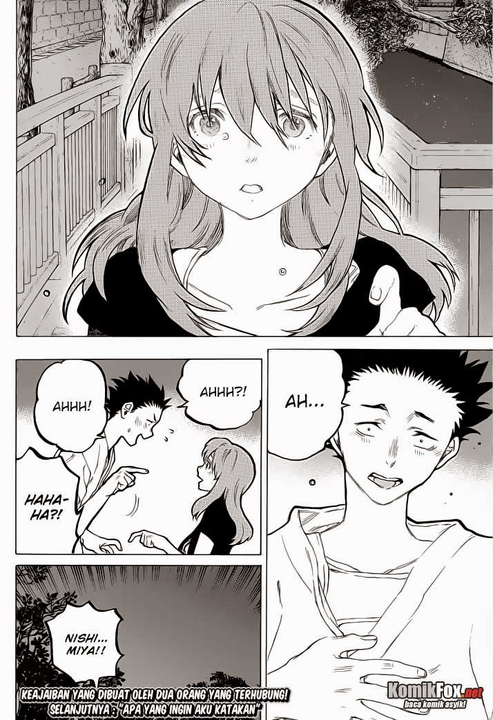 Koe no Katachi Bab 53 halaman 22