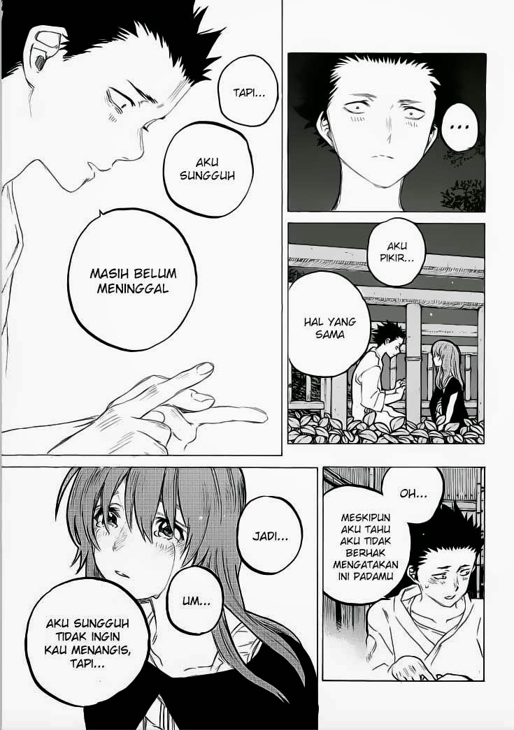 Koe no Katachi Bab 54 halaman 14