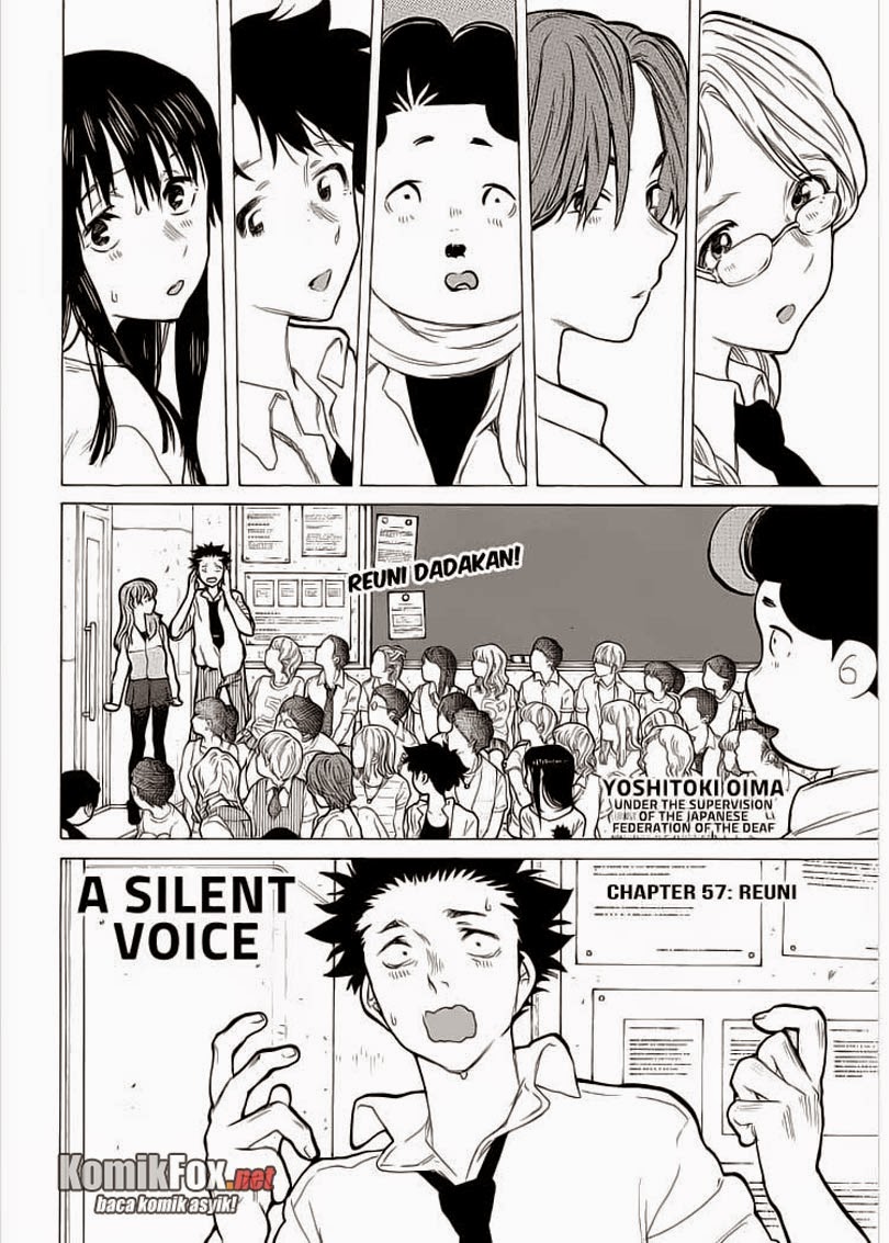 Koe no Katachi Bab 57 halaman 1