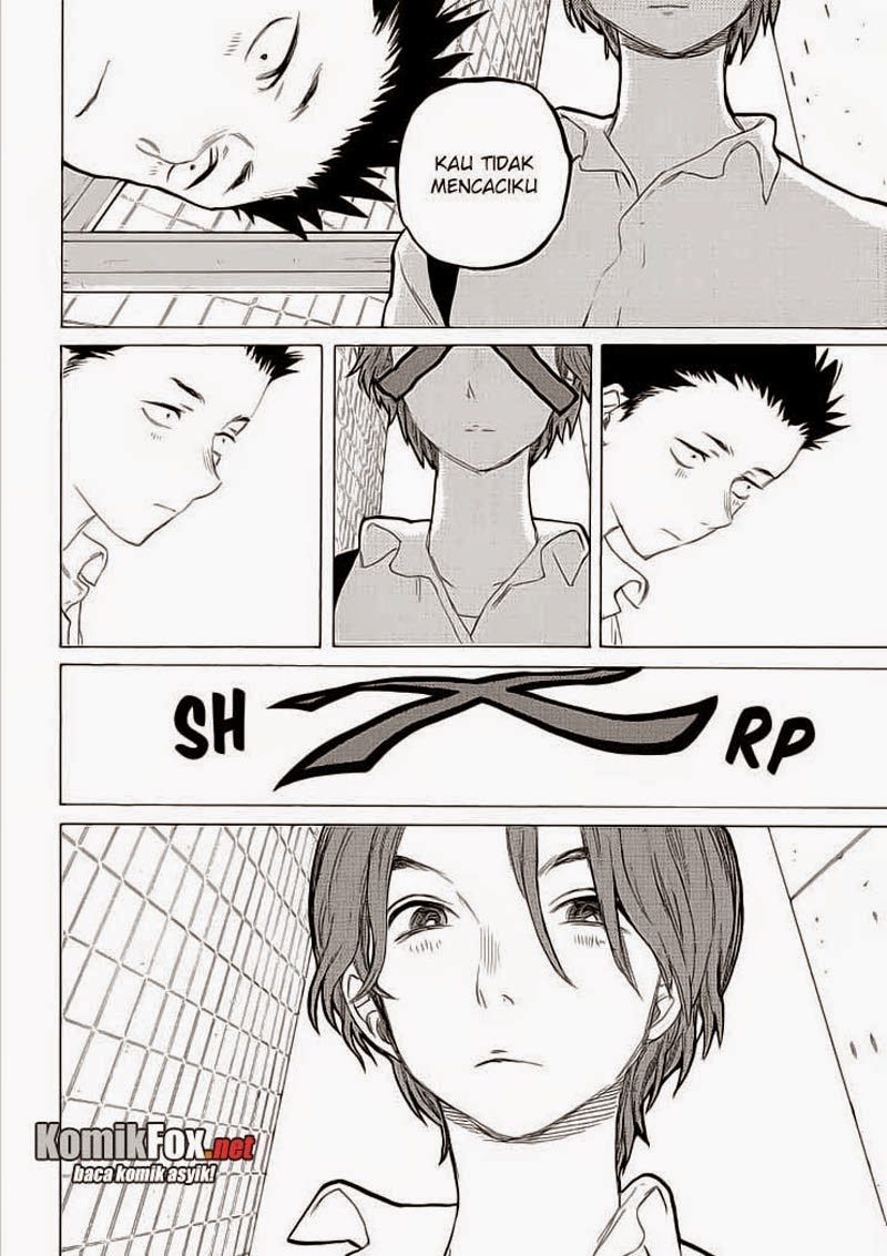 Koe no Katachi Bab 57 halaman 6