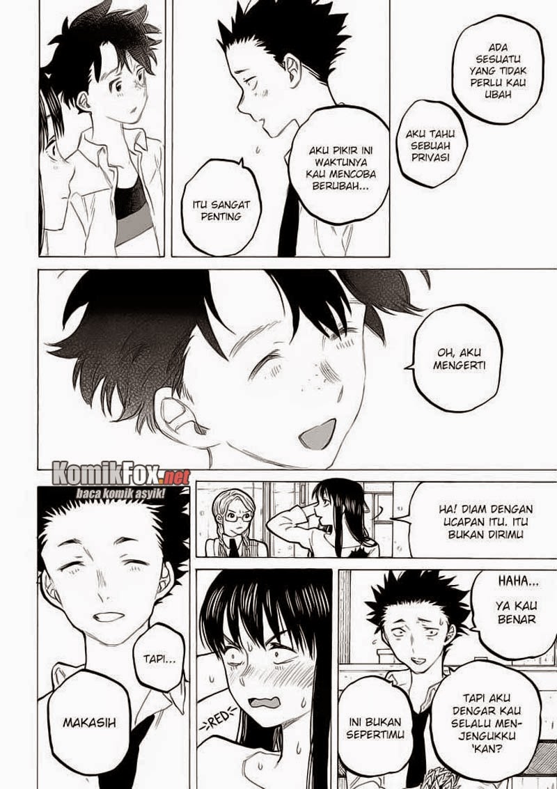 Koe no Katachi Bab 57 halaman 12