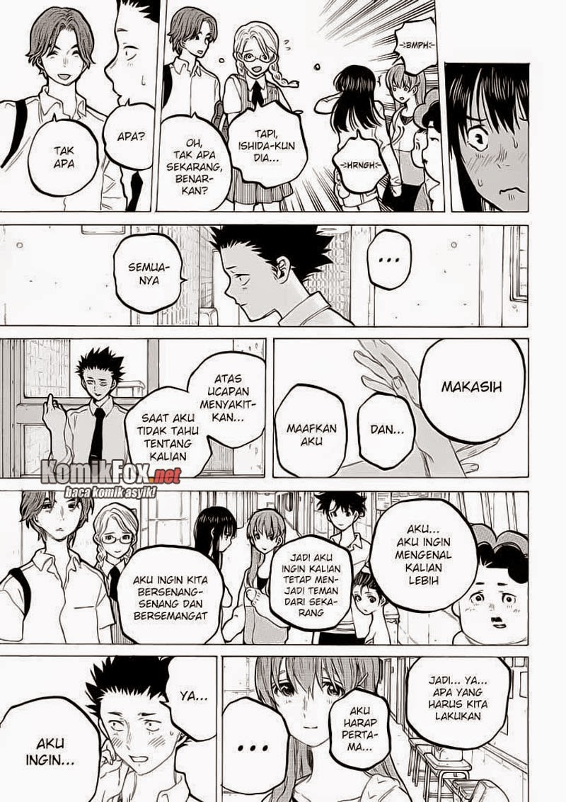 Koe no Katachi Bab 57 halaman 13
