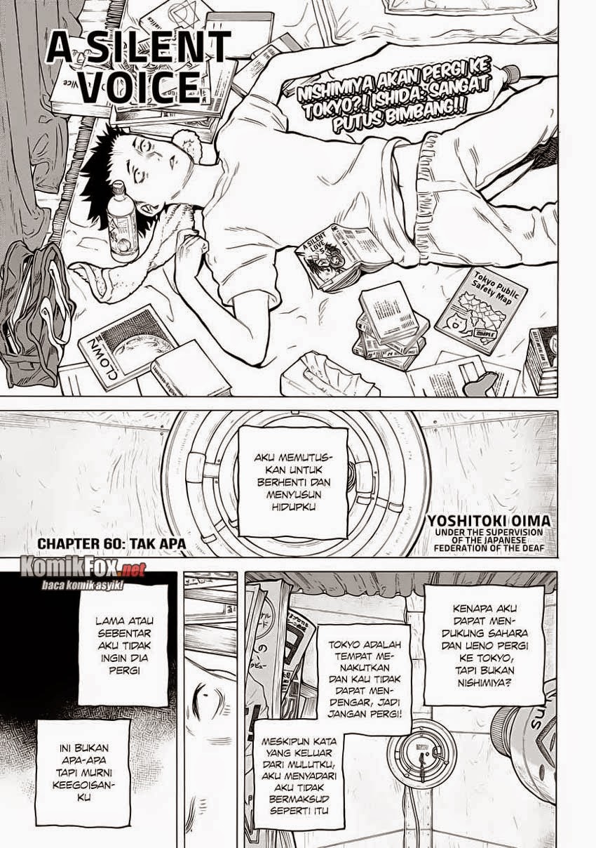 Koe no Katachi Bab 60 halaman 1