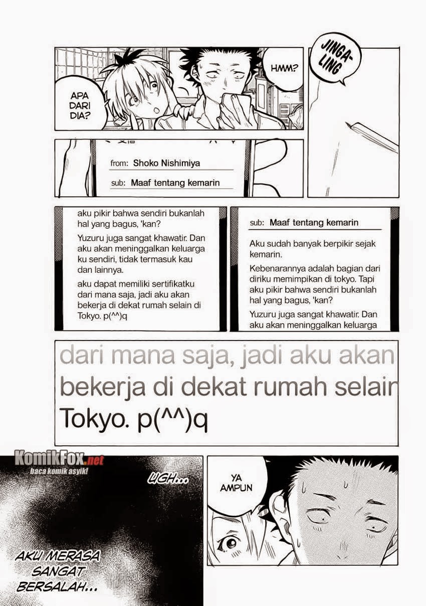 Koe no Katachi Bab 60 halaman 3