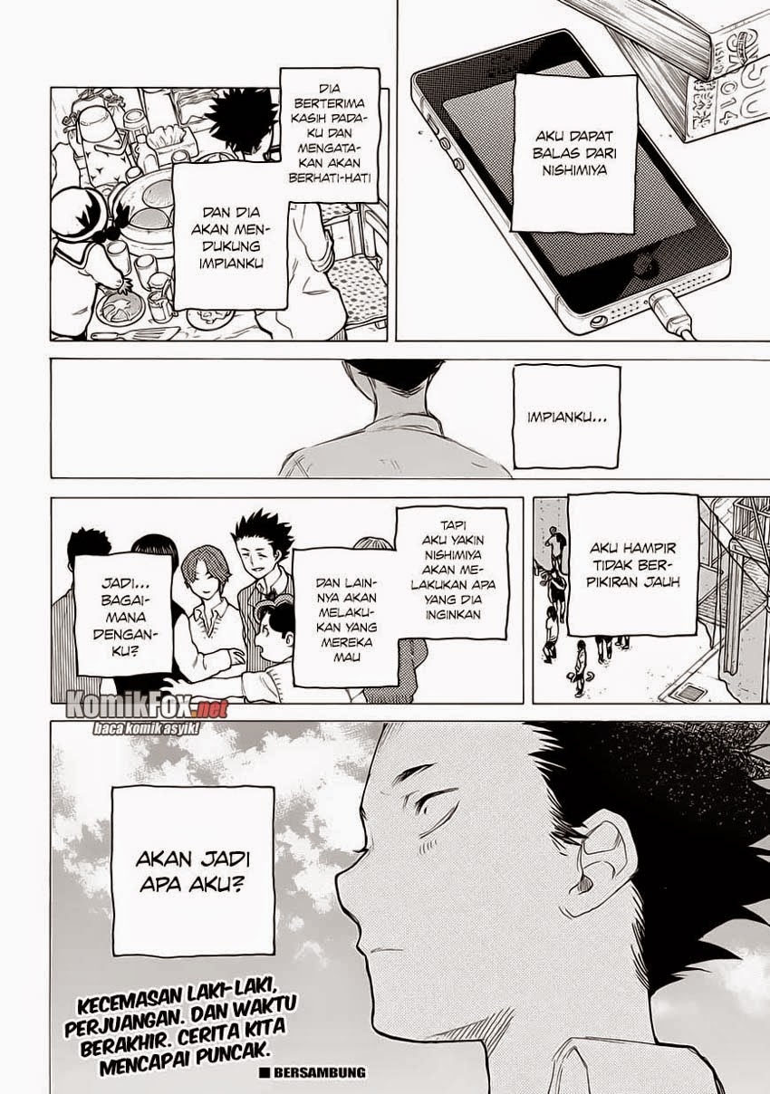 Koe no Katachi Bab 60 halaman 18