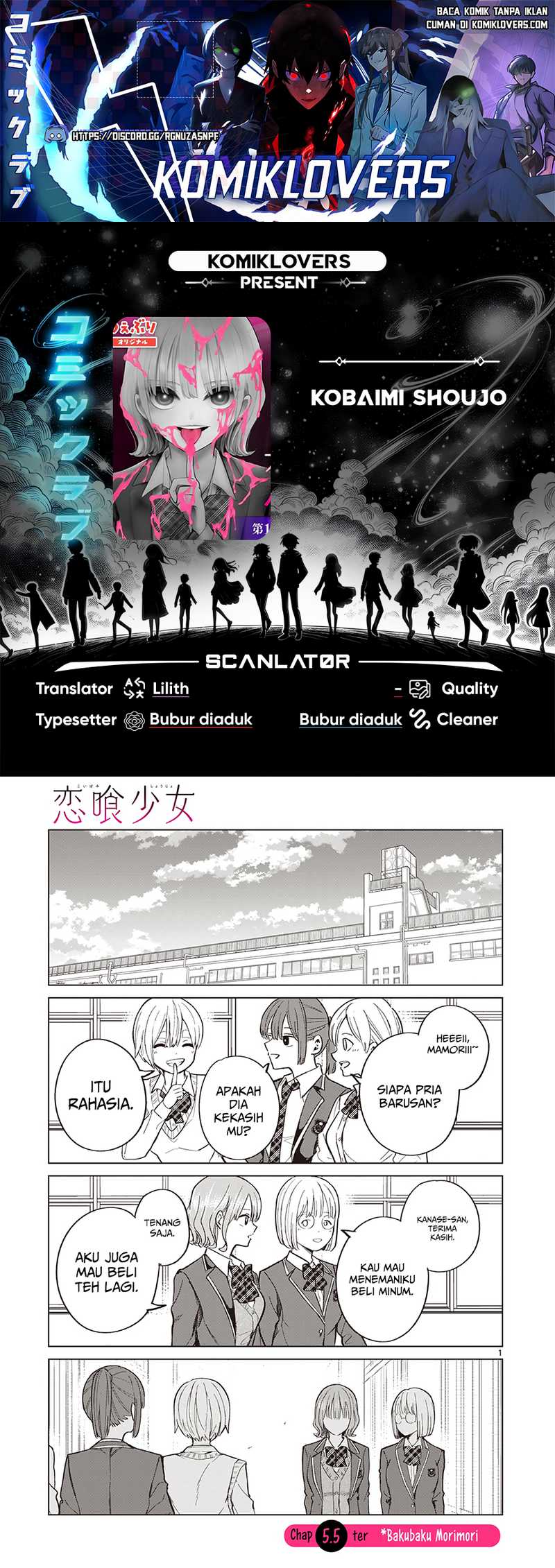 Koibami Shoujo Bab 05.5 halaman 1