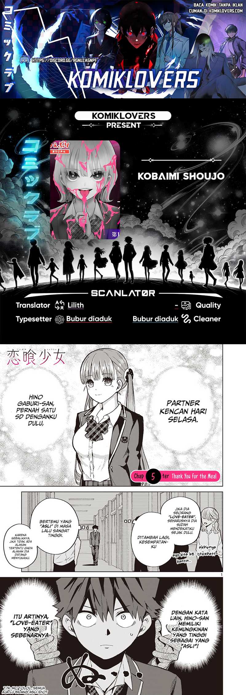 Koibami Shoujo Bab 05 halaman 1