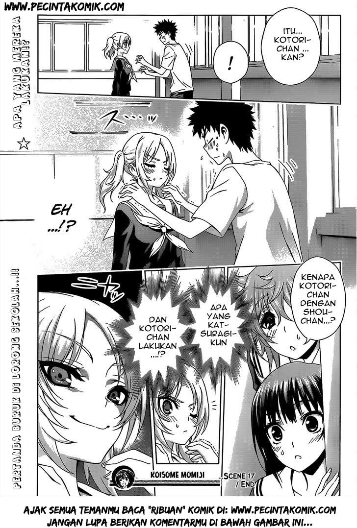 Koisome Momiji Bab 17 halaman 18