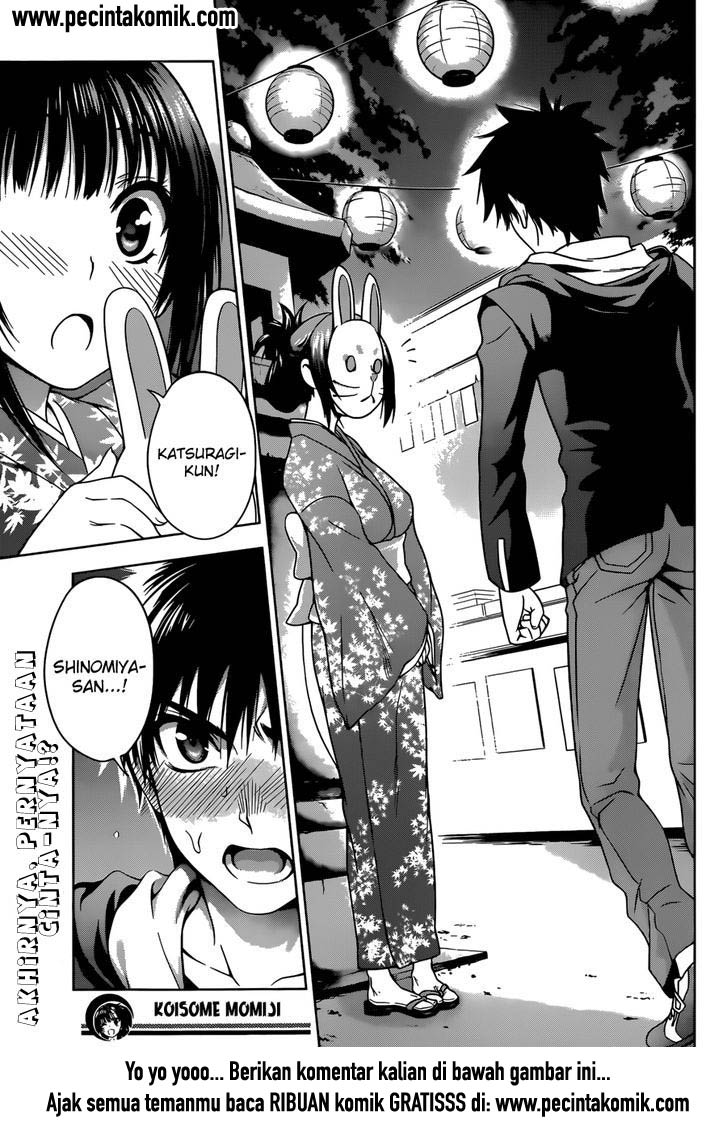 Koisome Momiji chapter 25 halaman 19