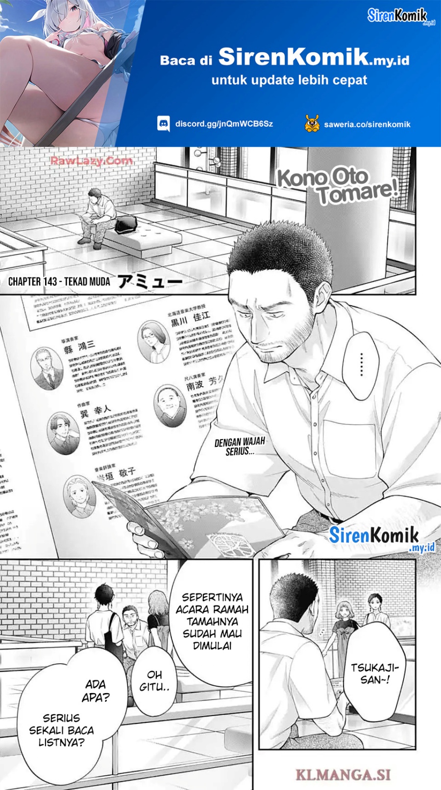 Kono Oto Tomare! Bab 143 halaman 2