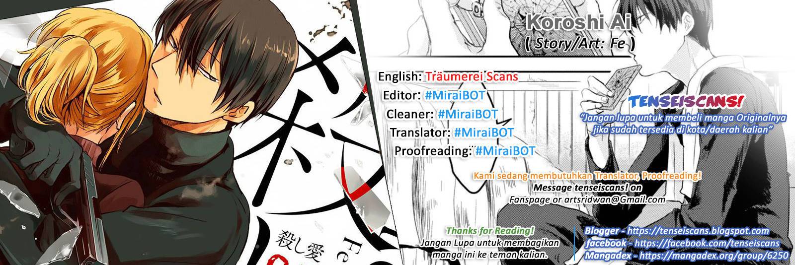 Koroshi Ai Bab 07 halaman 24