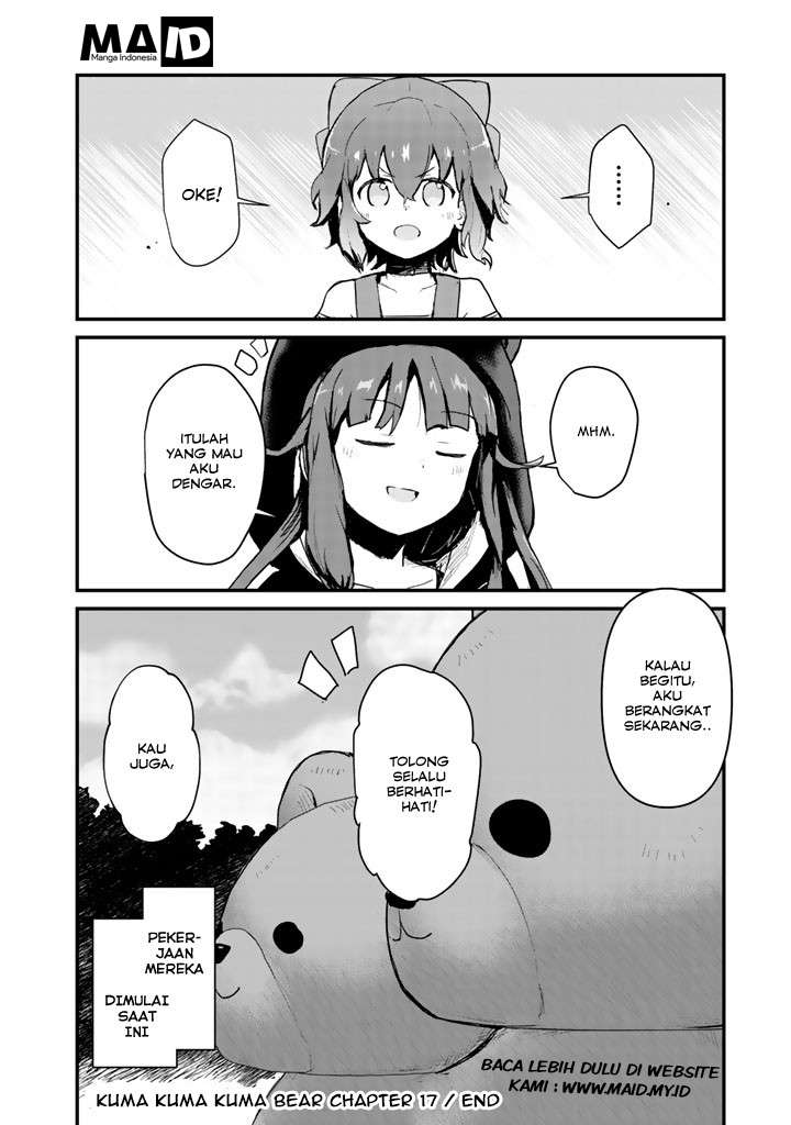 Kuma Kuma Kuma Bear Bab 17 halaman 19