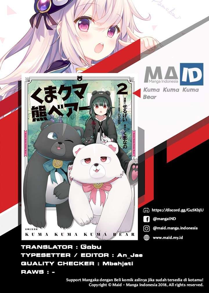 Kuma Kuma Kuma Bear chapter 29 halaman 2