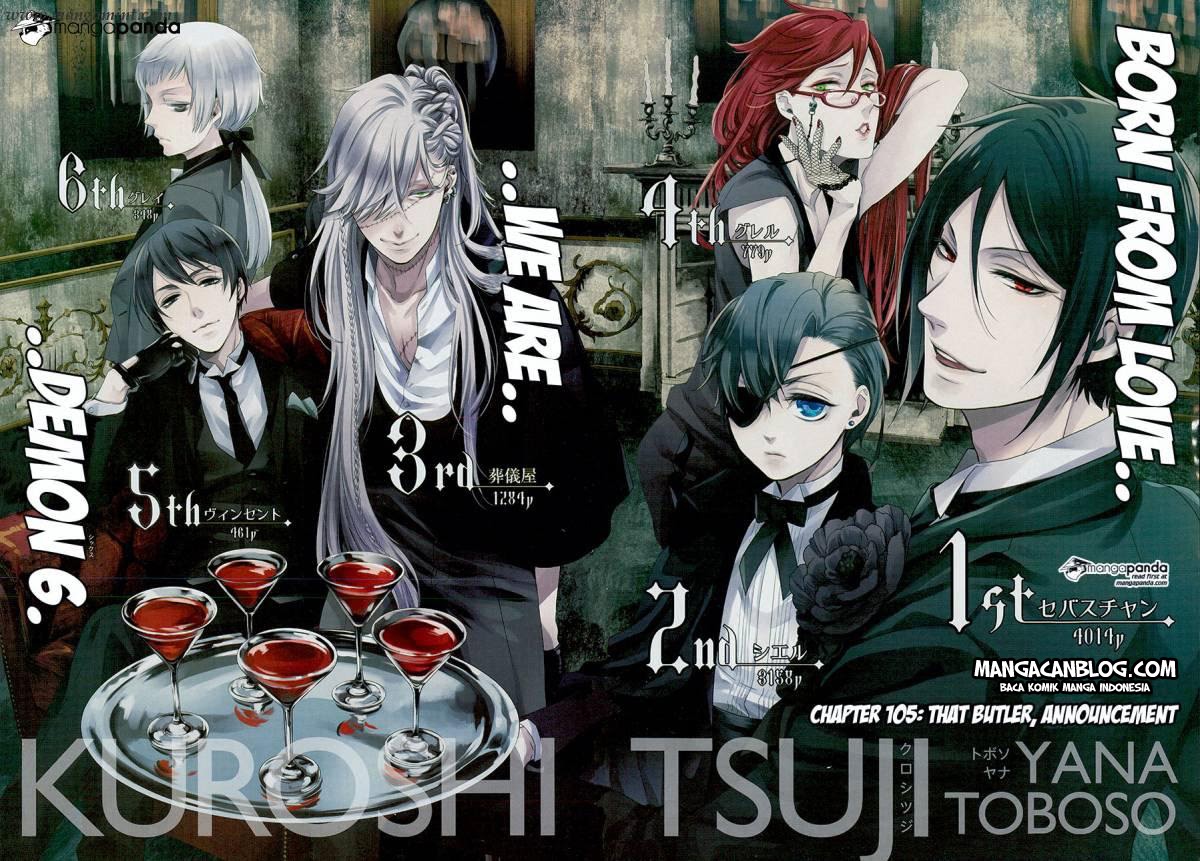 Kuroshitsuji Bab 105 halaman 1