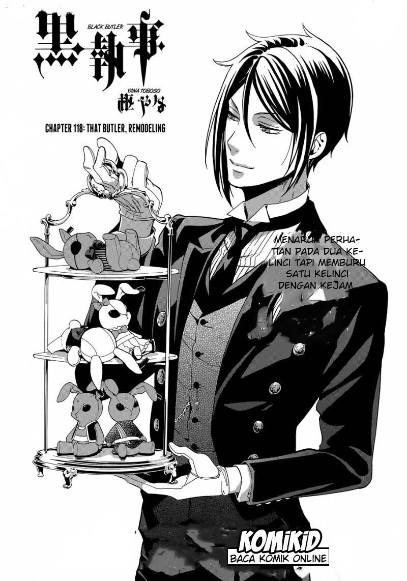 Kuroshitsuji Bab 118 halaman 3