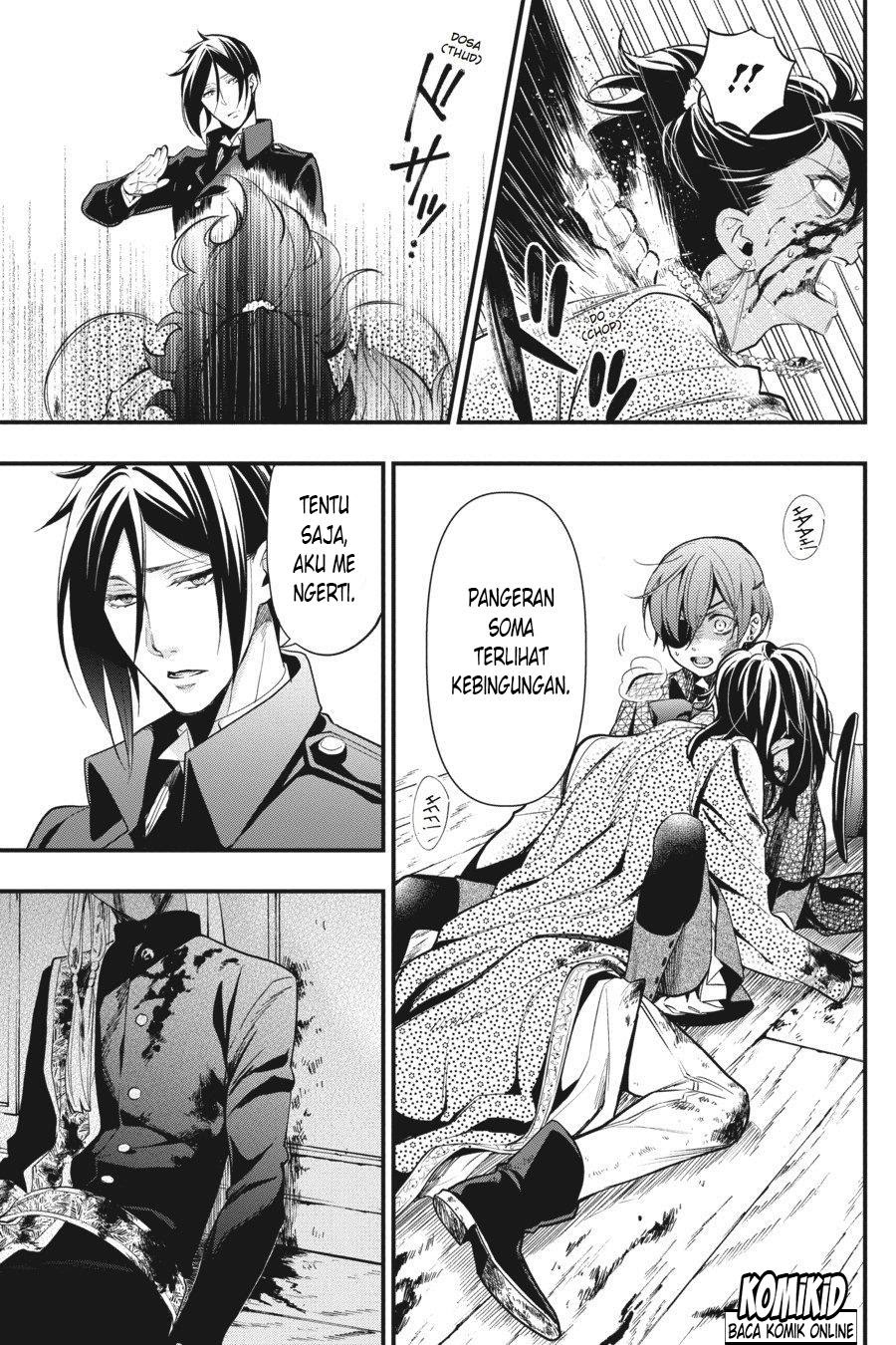 Kuroshitsuji Bab 128 halaman 9