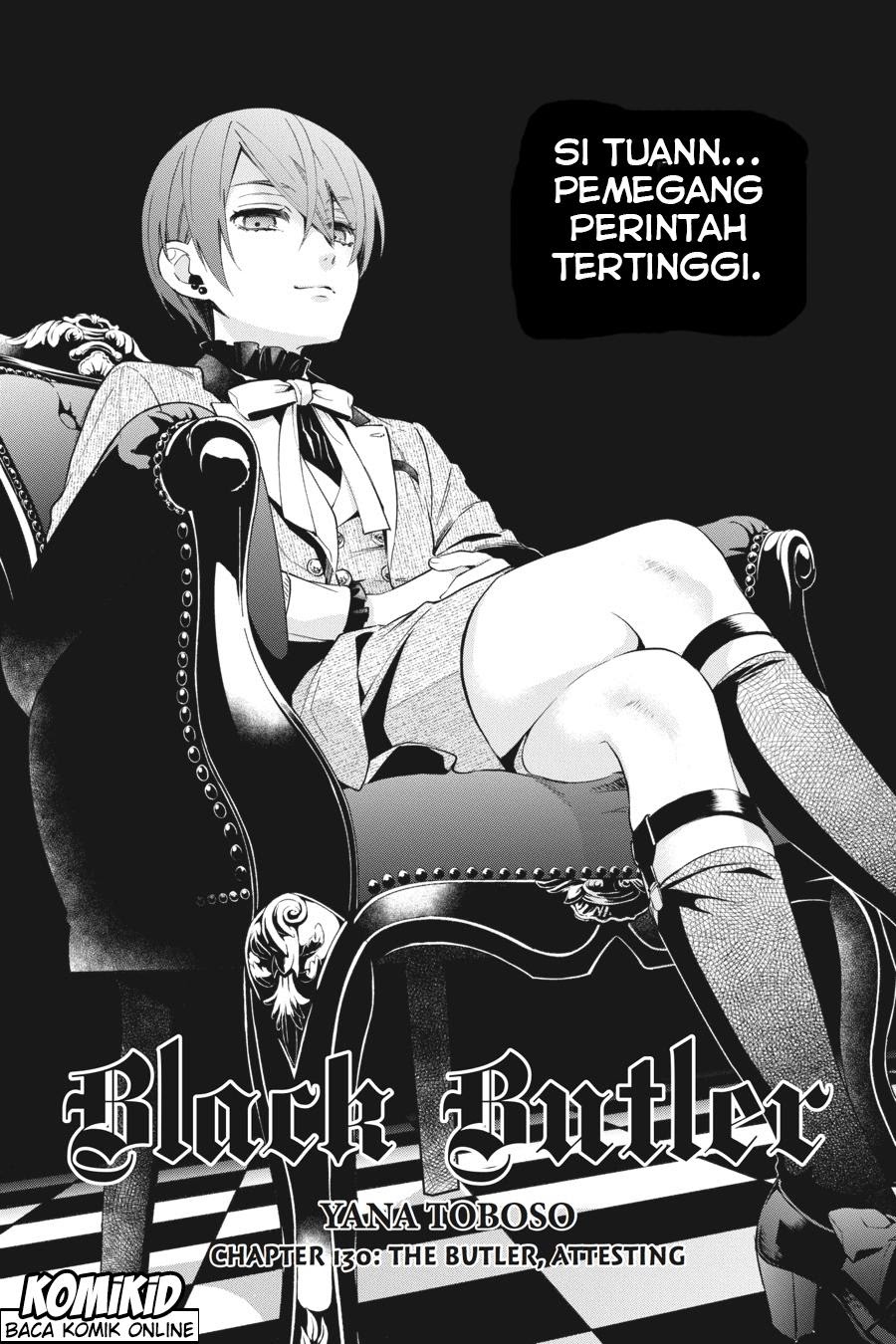 Kuroshitsuji Bab 130 halaman 3