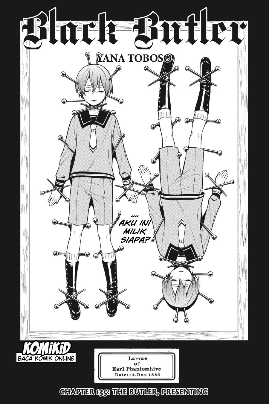 Kuroshitsuji Bab 135 halaman 3