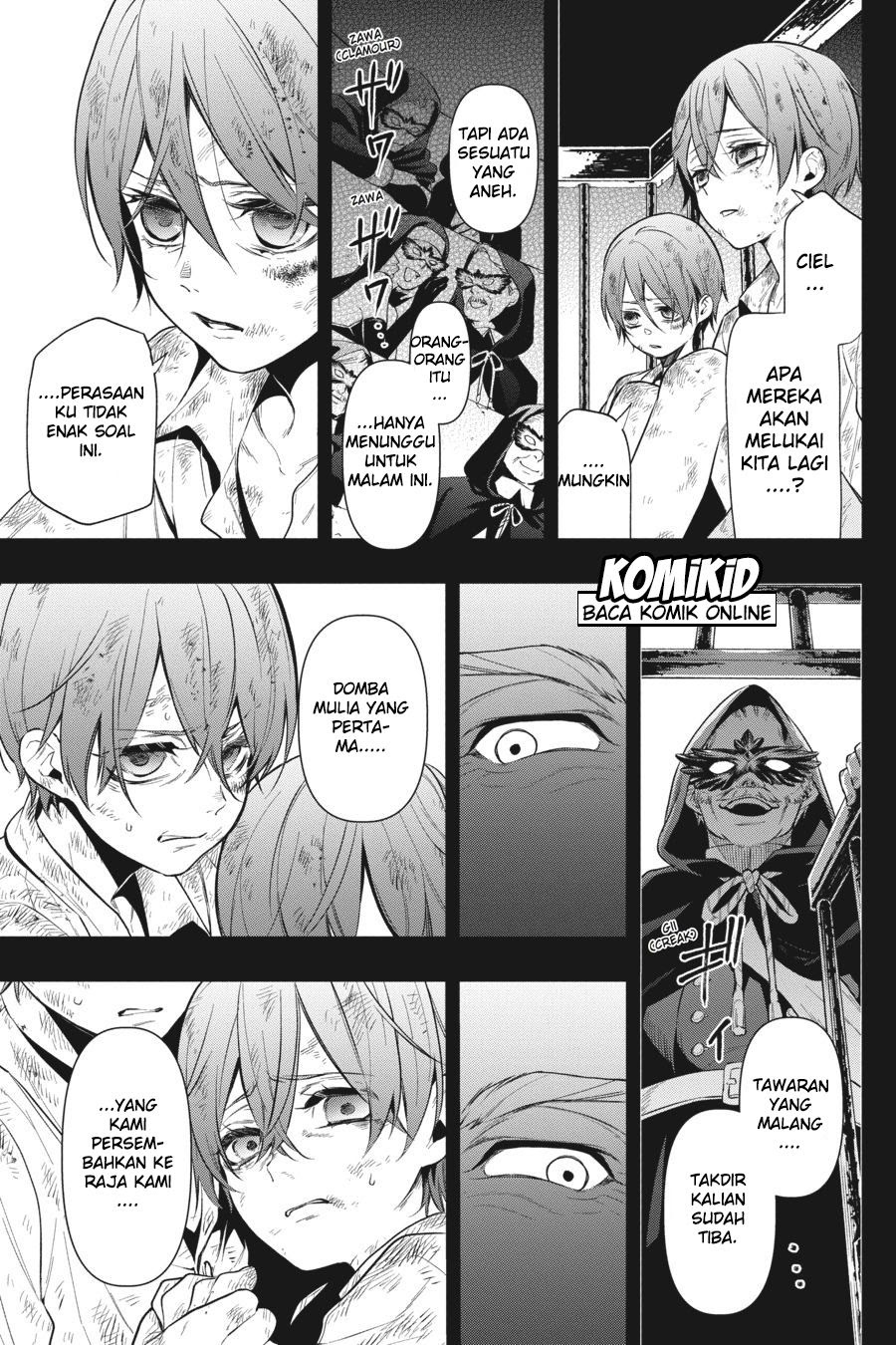 Kuroshitsuji Bab 136 halaman 17