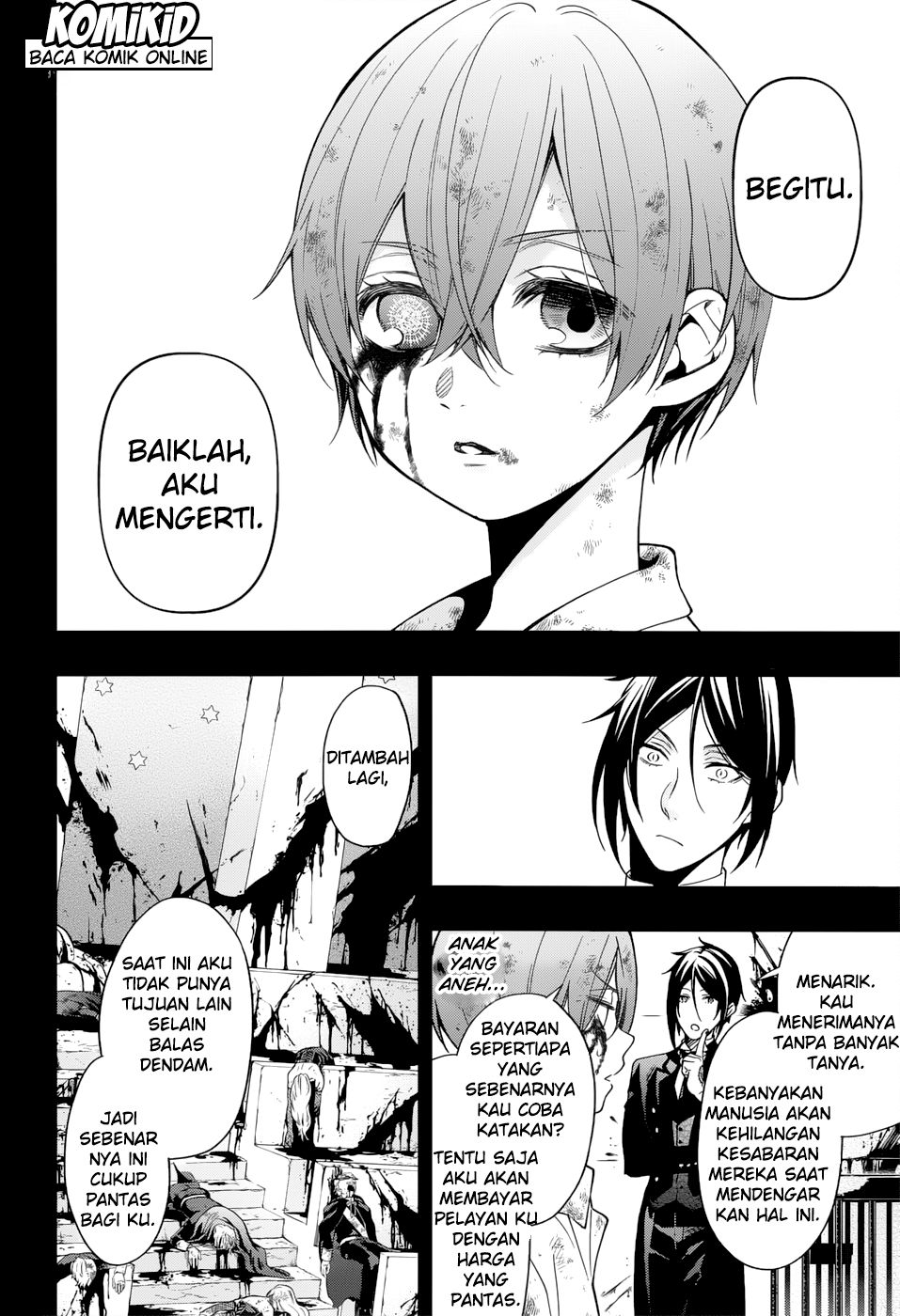 Kuroshitsuji Bab 139 halaman 6