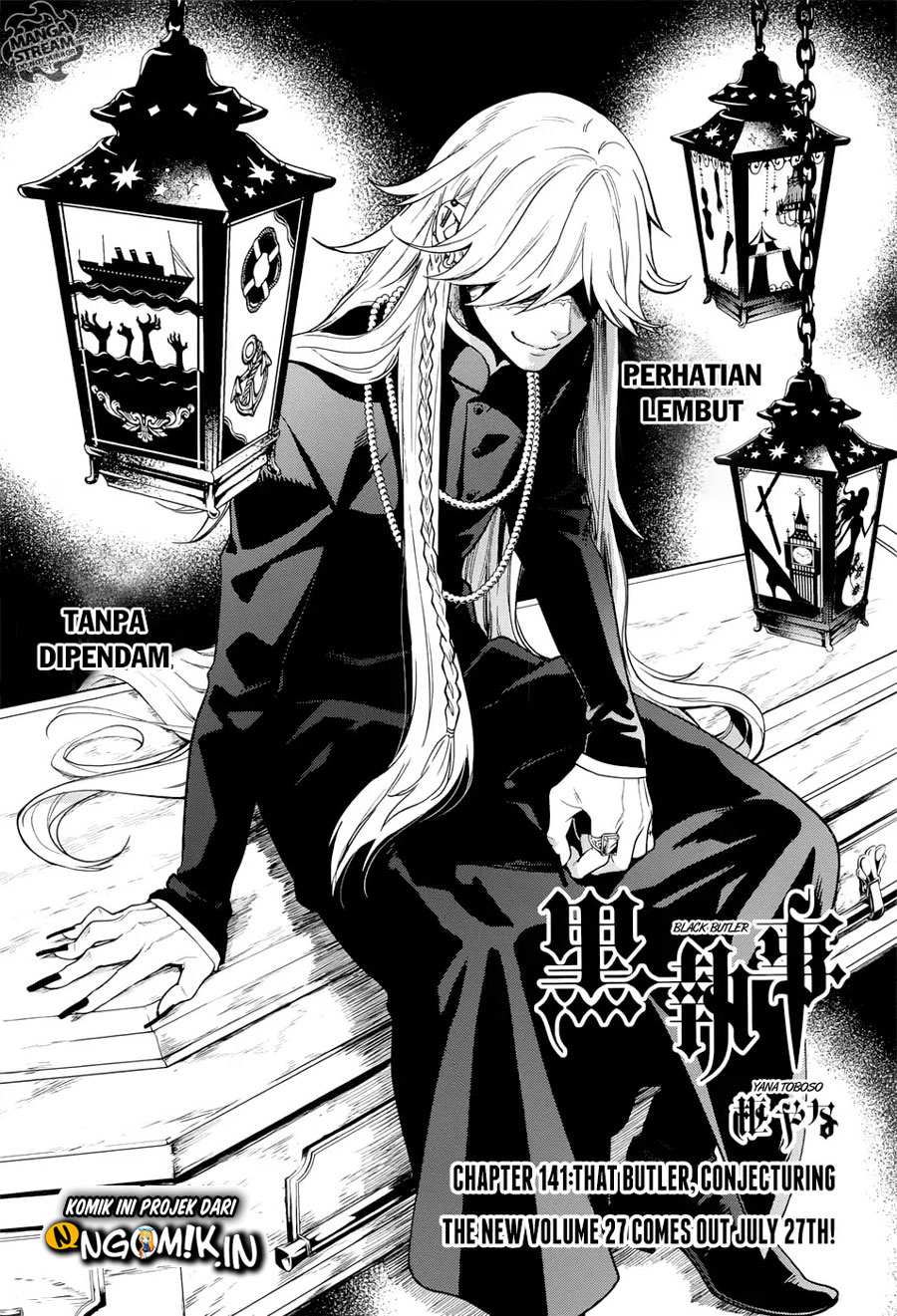 Kuroshitsuji Bab 141 halaman 3