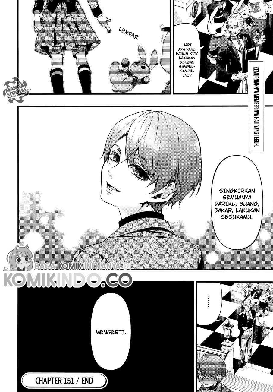 Kuroshitsuji Bab 151 halaman 20