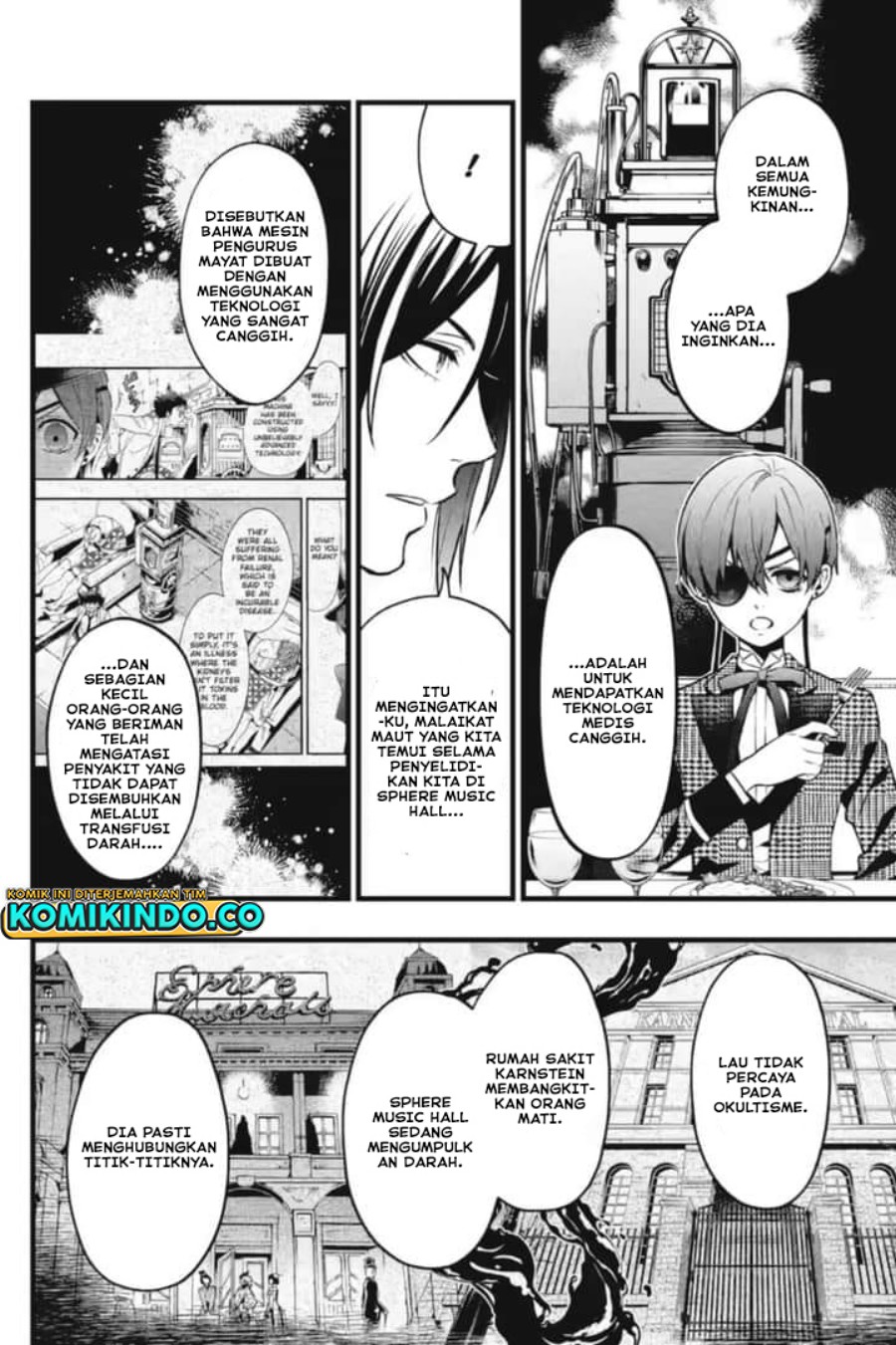 Kuroshitsuji Bab 212 halaman 9