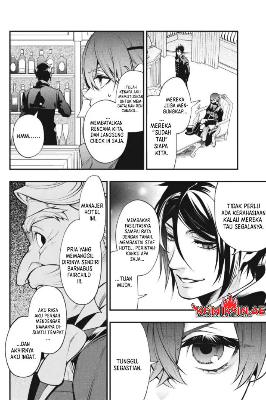 Kuroshitsuji Bab 214 halaman 18