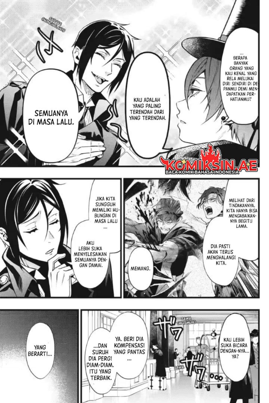 Kuroshitsuji Bab 215 halaman 24
