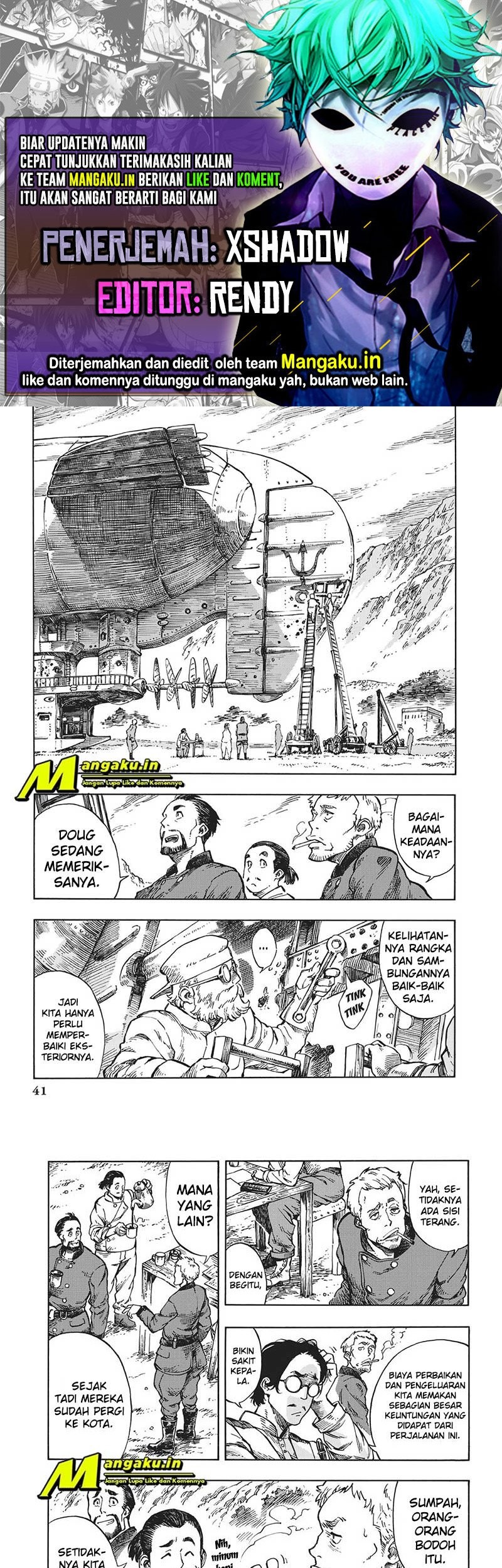 Kuutei Dragons chapter 07.1 halaman 1