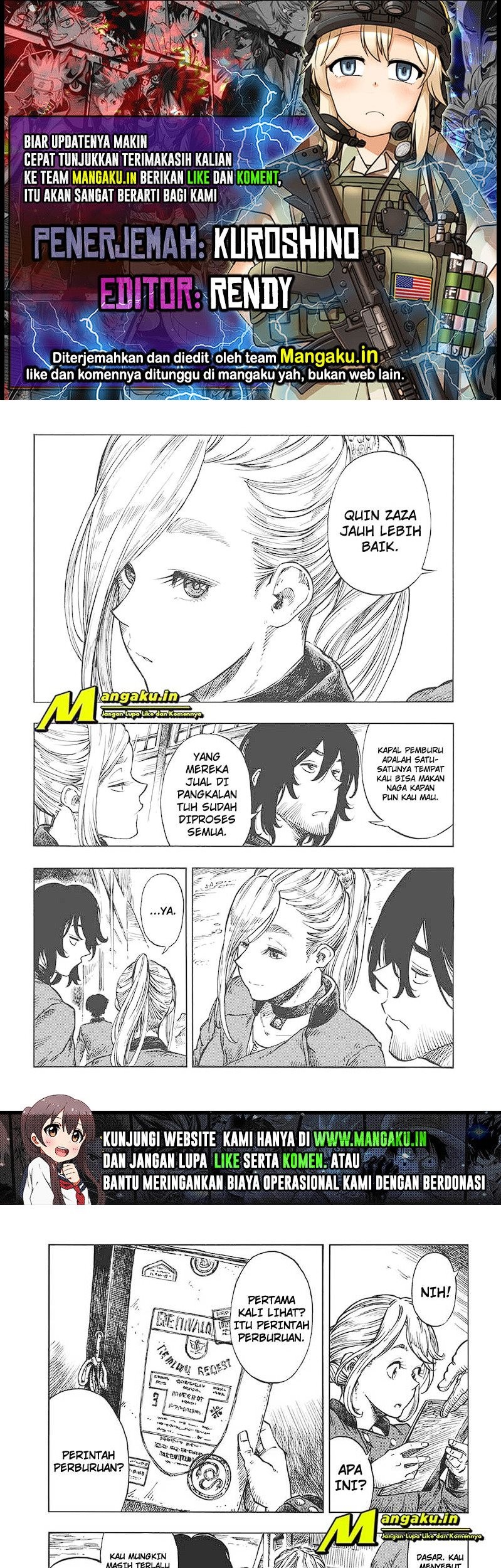 Kuutei Dragons Bab 21.2 halaman 1
