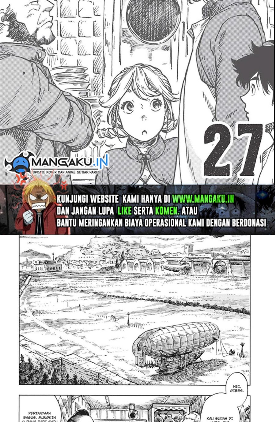 Kuutei Dragons Bab 27.1 halaman 2